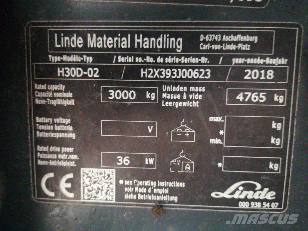 Linde H30D-02 Πετρελαιοκίνητα Κλαρκ