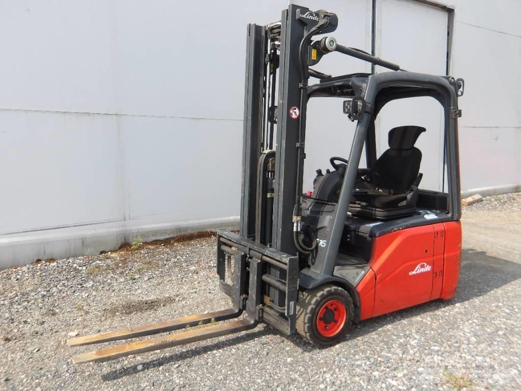 Linde E 16 Ηλεκτρικά περονοφόρα ανυψωτικά κλαρκ