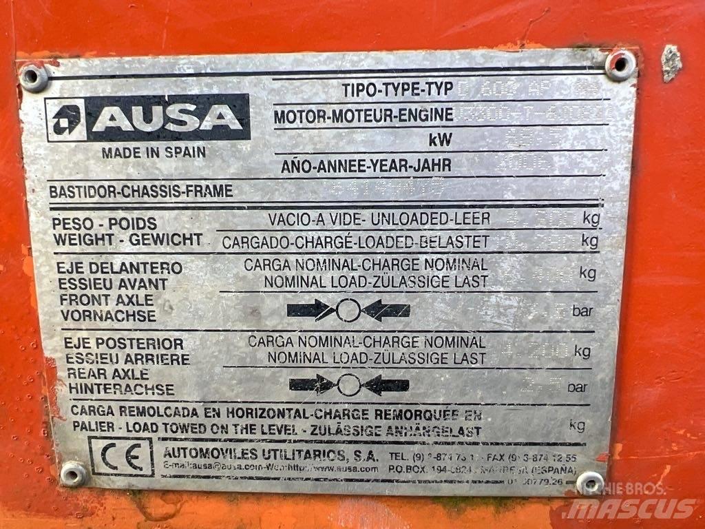 Ausa D600 AP Dumpers εργοταξίου