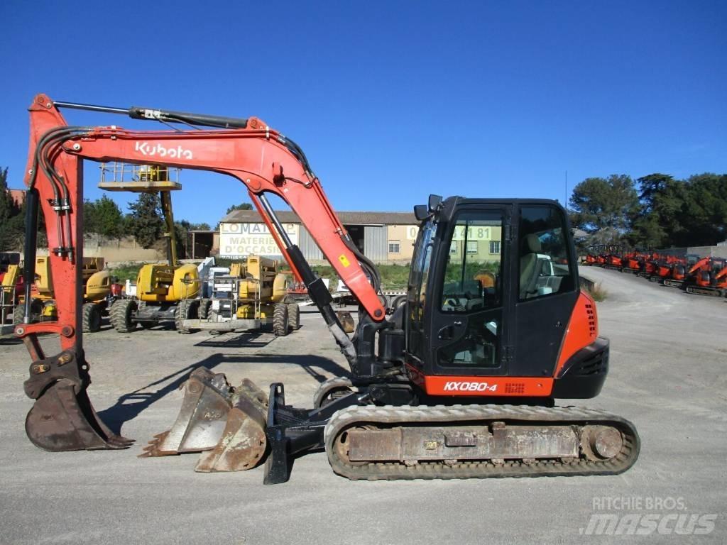 Kubota KX 080-4 Μίνι εκσκαφείς 7t - 12t