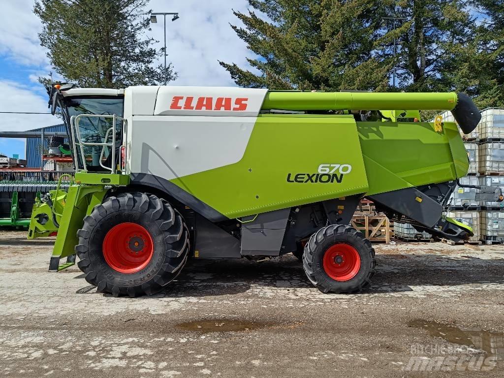 CLAAS Lexion 670 Θεριζοαλωνιστικές μηχανές