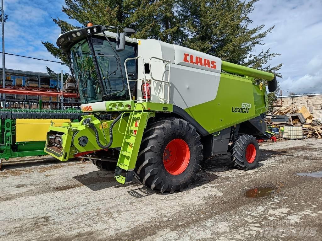 CLAAS Lexion 670 Θεριζοαλωνιστικές μηχανές