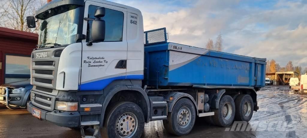 Scania R 480 8x4 Φορτηγά φόρτωσης κάδων