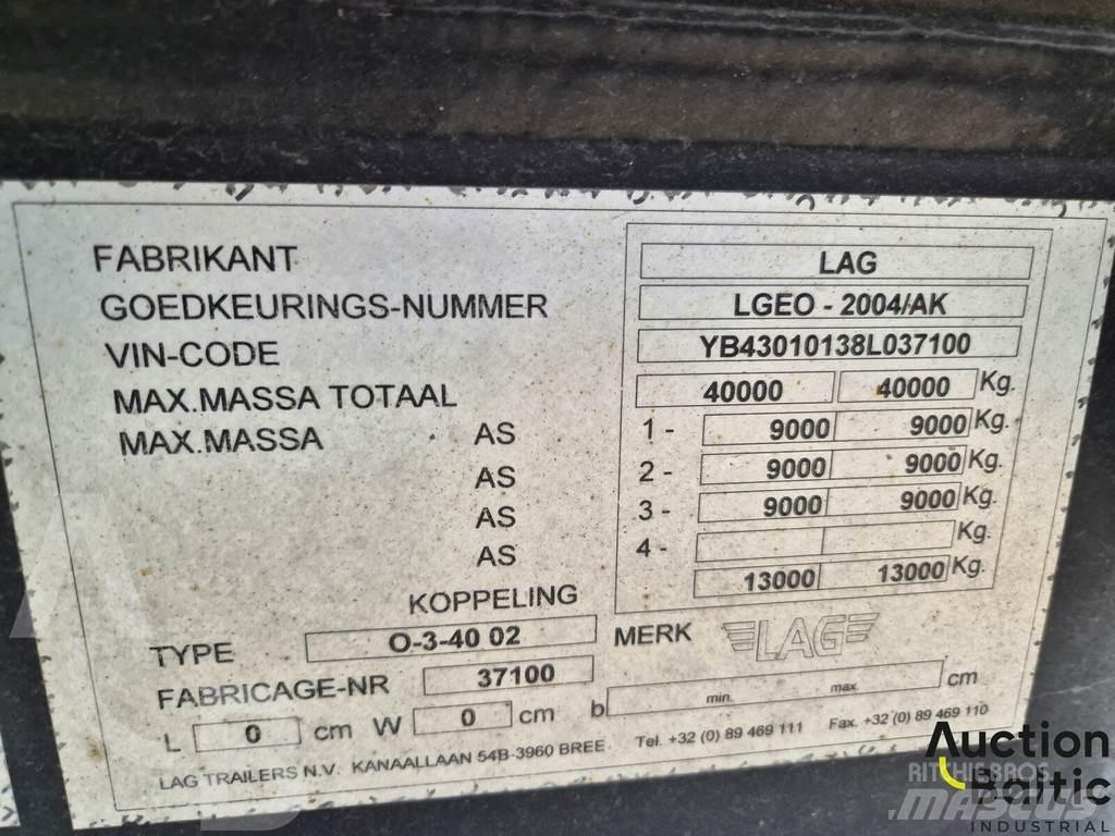 Wabco LAG Ημιρυμούλκες Κουρτίνα