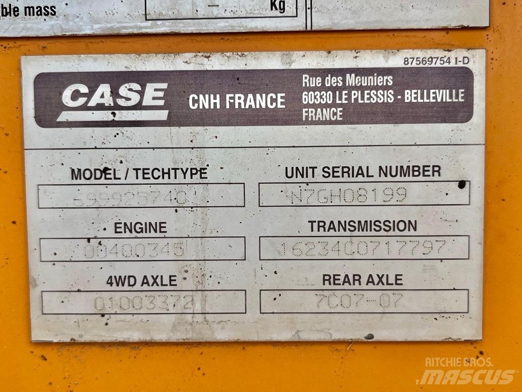 CASE 580 SR Εκσκαφείς Φορτωτές τύπου JCB