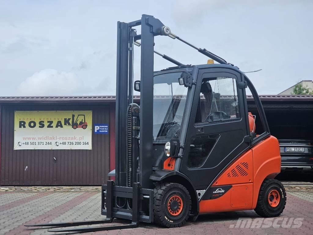Linde H25T-02 Περονοφόρα ανυψωτικά κλαρκ με φυσικό αέριο LPG