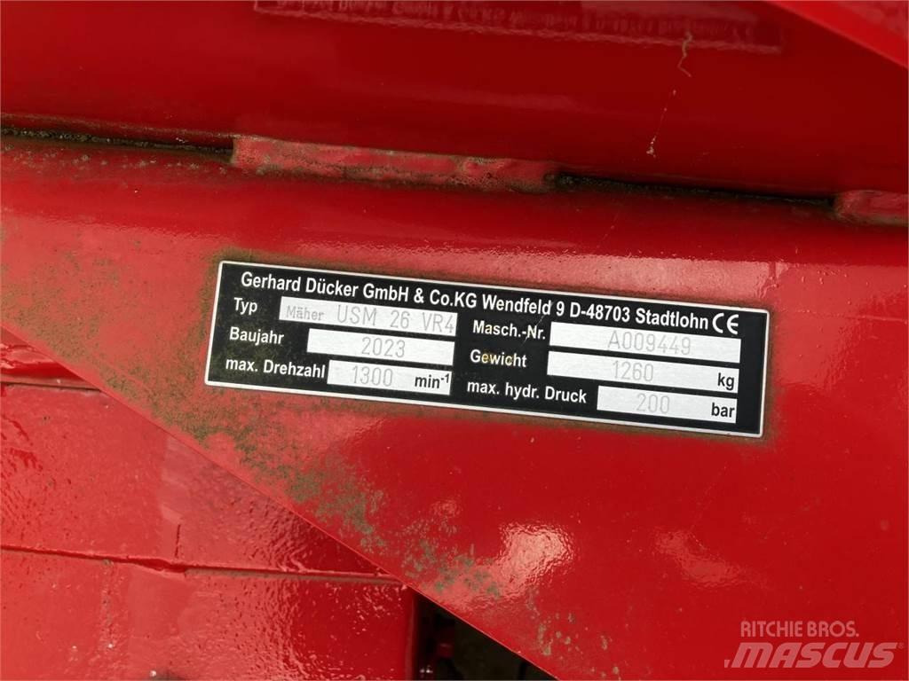 Dücker USM-26 VR4 Χορτοκοπτικά και κορυφολόγοι βοσκοτόπων