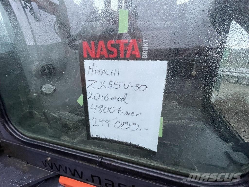 Hitachi ZX55U-5 Εκσκαφάκι (διαβολάκι) < 7t