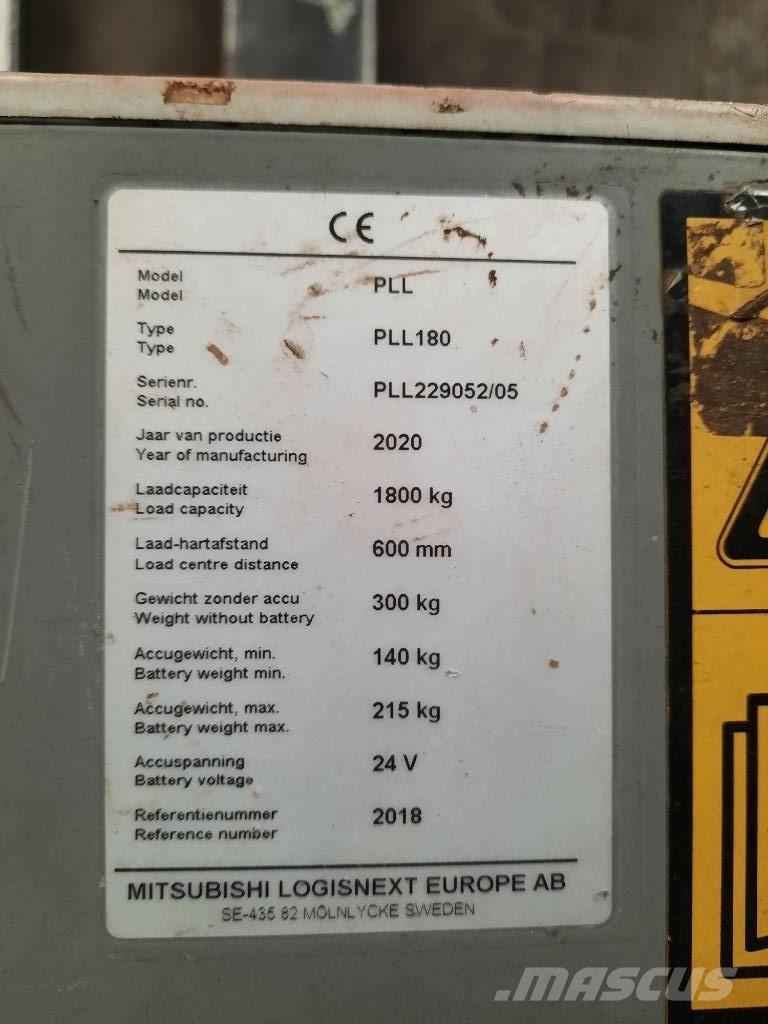UniCarriers PLL180 Χειροκίνητο περονοφόρο ανυψωτικό