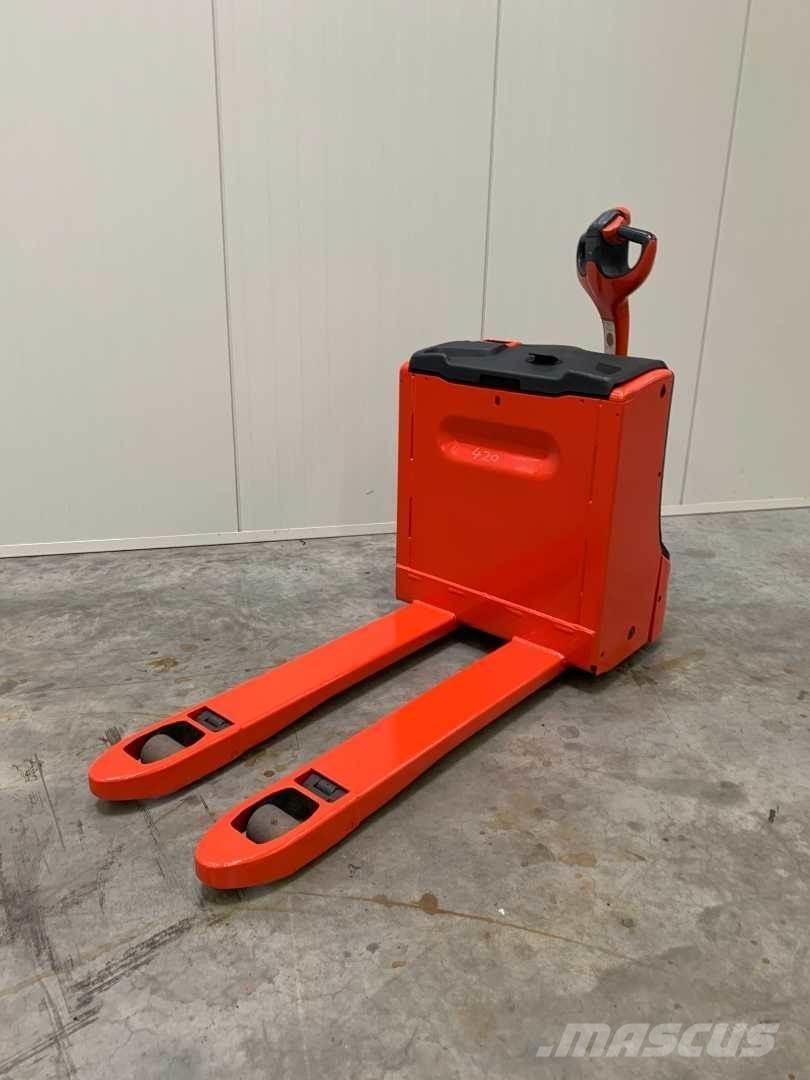 Linde T16 Παλετοφόρα πεζού χειριστή με ιστό