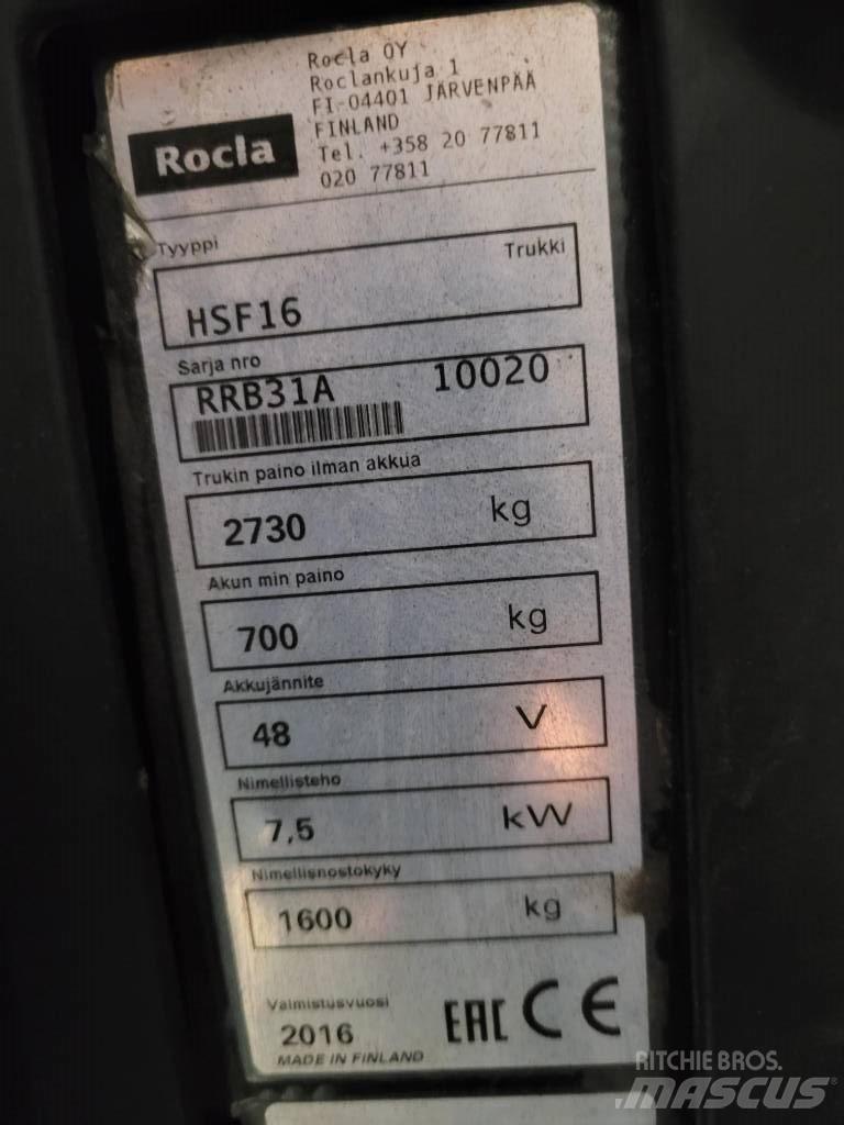 Rocla HSF16 Ανυψωτικά στενών δρόμων