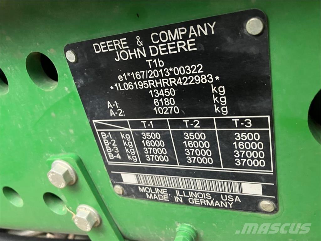 John Deere 6R 195 Τρακτέρ