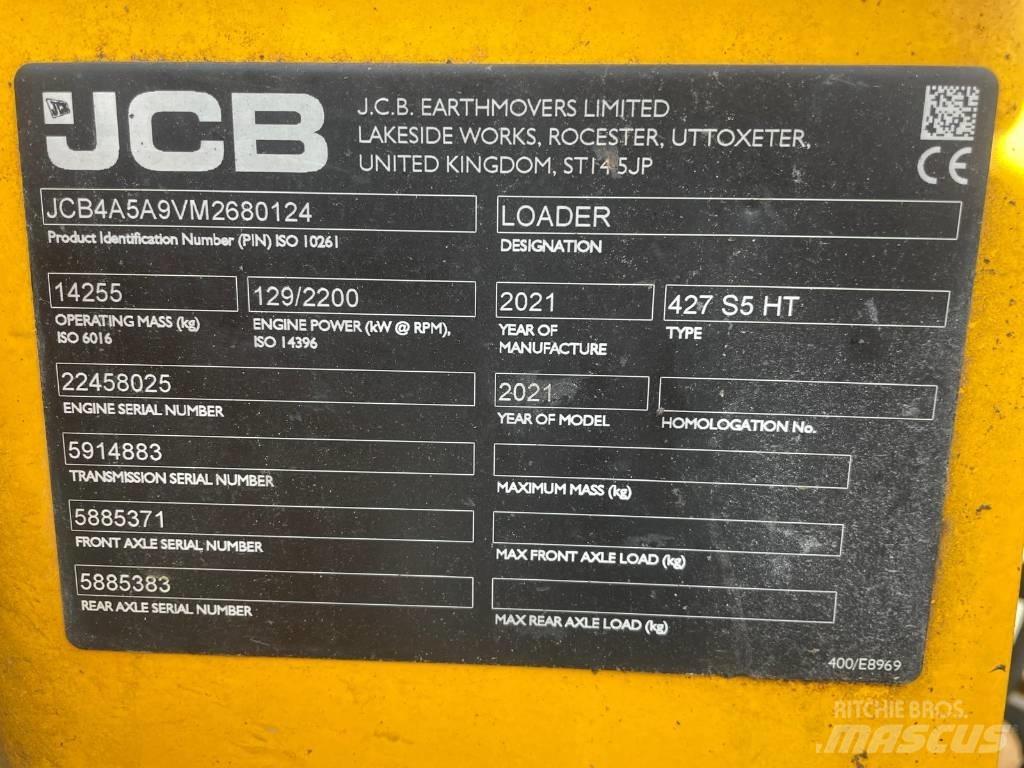 JCB 427 HT Φορτωτές με λάστιχα (Τροχοφόροι)