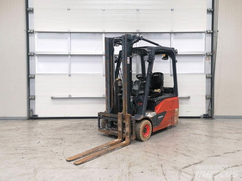 Linde E16-02 Ηλεκτρικά περονοφόρα ανυψωτικά κλαρκ