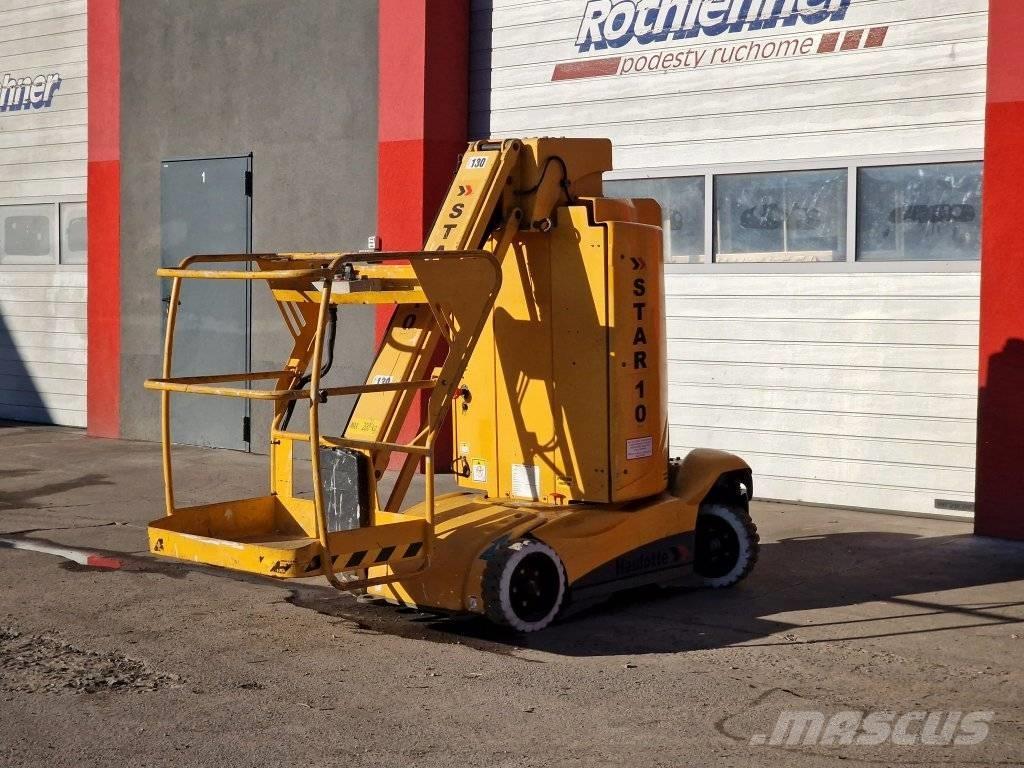 Haulotte Star 10 Ανυψωτήρες με κατακόρυφους πυλώνες