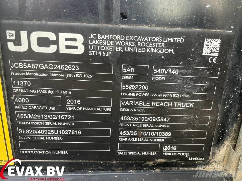 JCB 540-140 Loadall Συστήματα τηλεχειρισμού για τη γεωργία