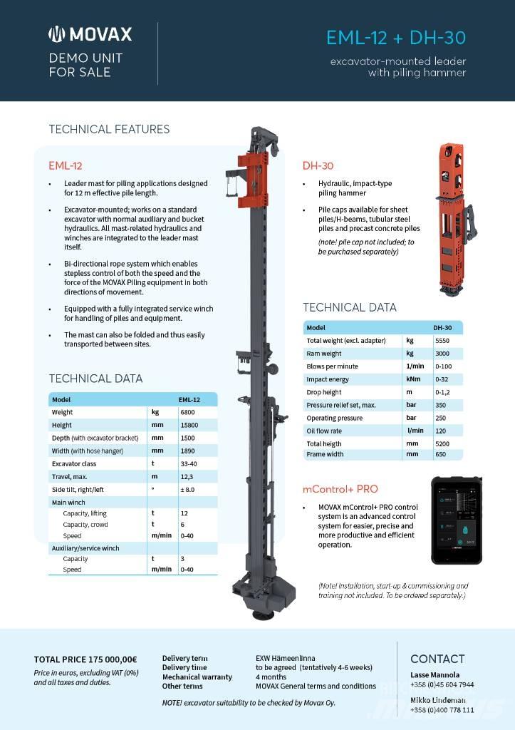 Movax EML-12 & DH-30 Σφυριά / Σπαστήρες