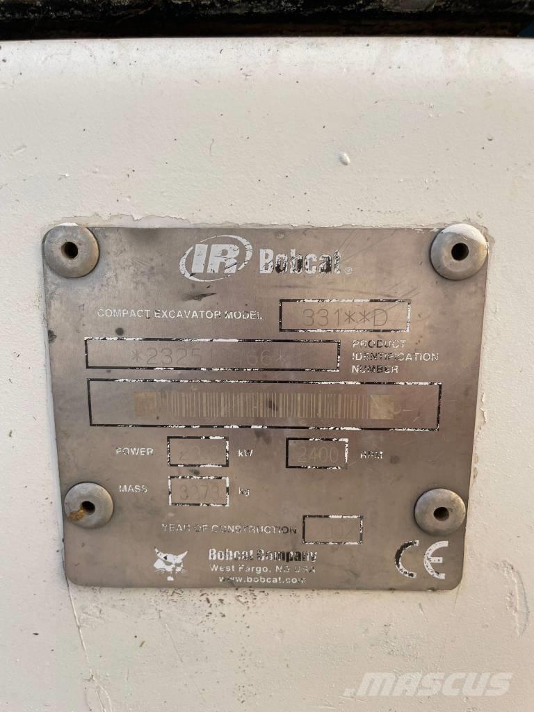 Bobcat 331 Εκσκαφάκι (διαβολάκι) < 7t