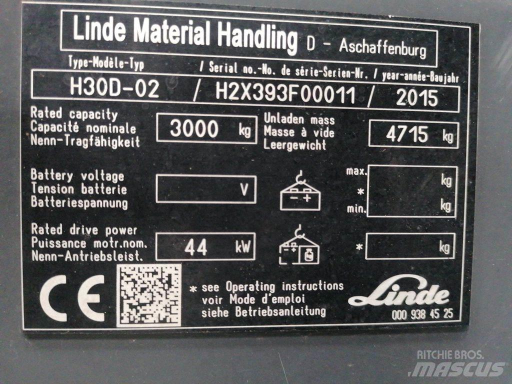 Linde H30D-02 Πετρελαιοκίνητα Κλαρκ