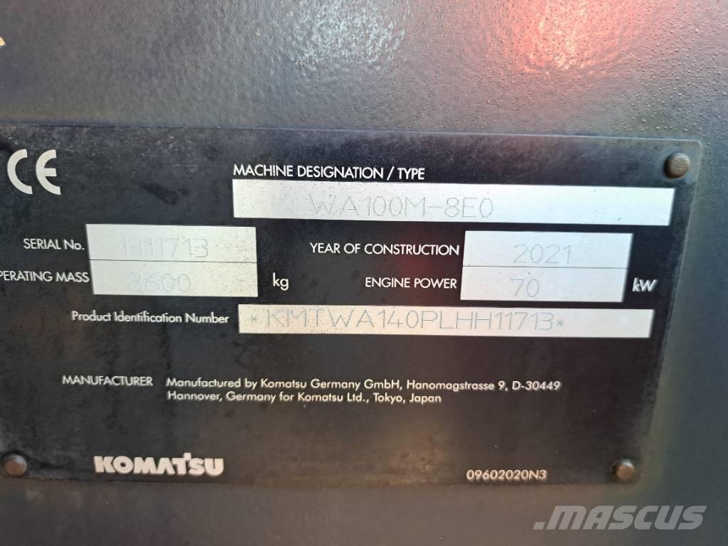 Komatsu WA 100 M-8 Φορτωτές με λάστιχα (Τροχοφόροι)