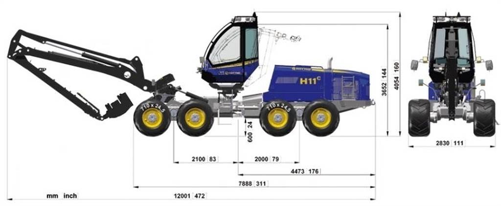 Rottne 651-55449 Σασί - πλαίσιο