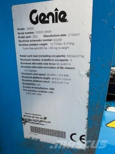 Genie Z 45/25 Ανυψωτήρες με αρθρωτό βραχίονα