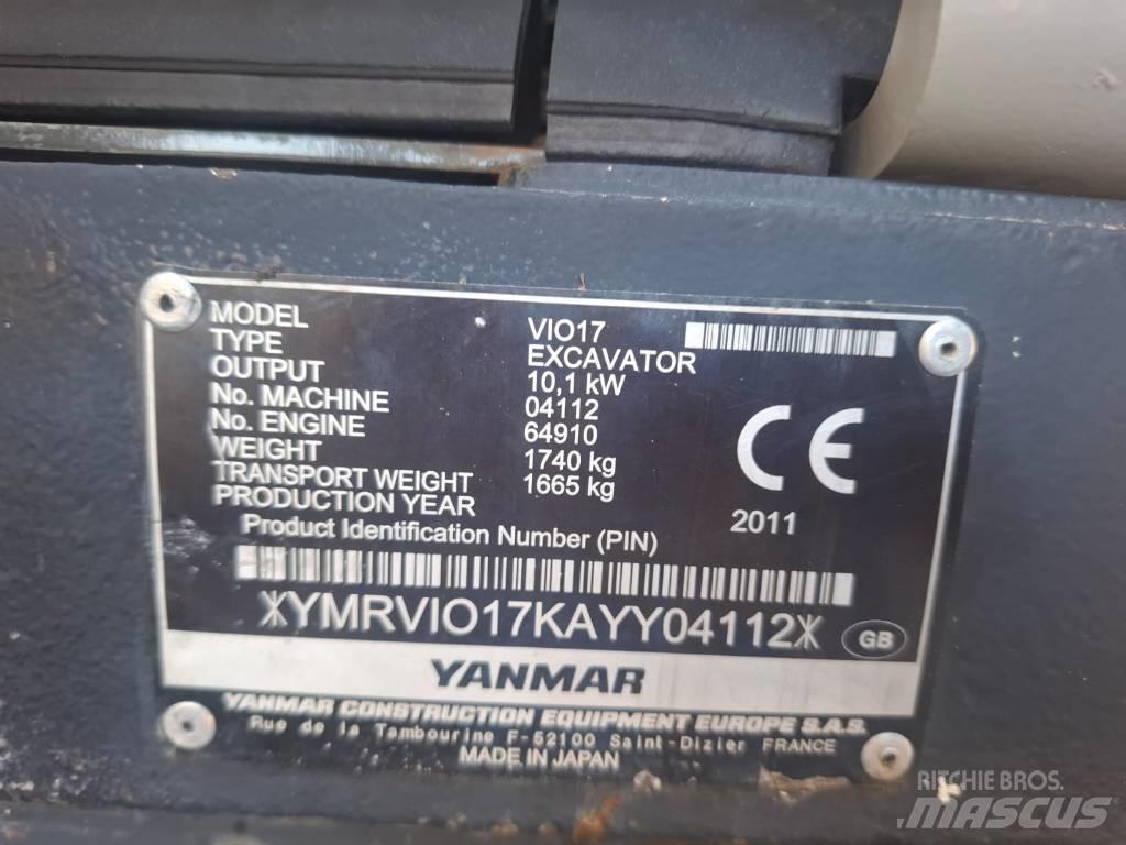 Yanmar Vio 17 Εκσκαφάκι (διαβολάκι) < 7t