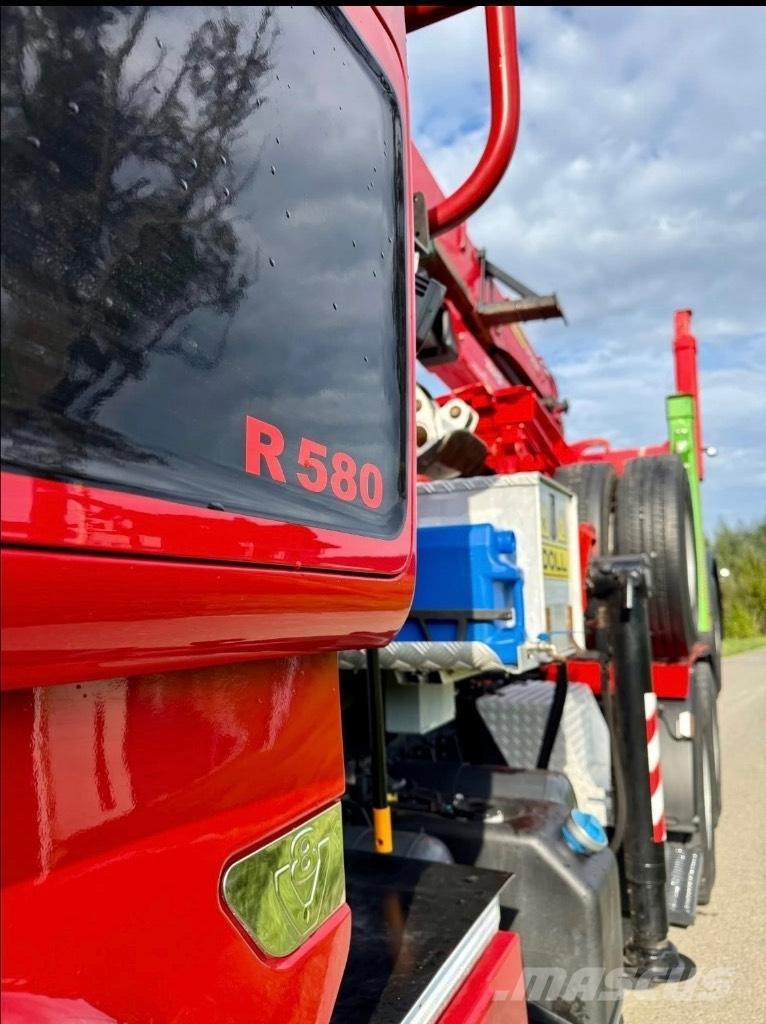 Scania R580 V8 6x4 Φορτηγά ξυλείας