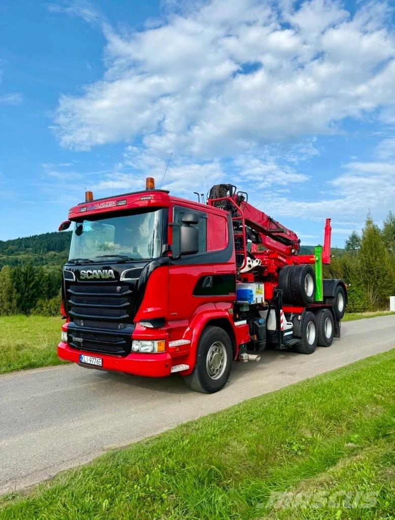 Scania R580 V8 6x4 Φορτηγά ξυλείας