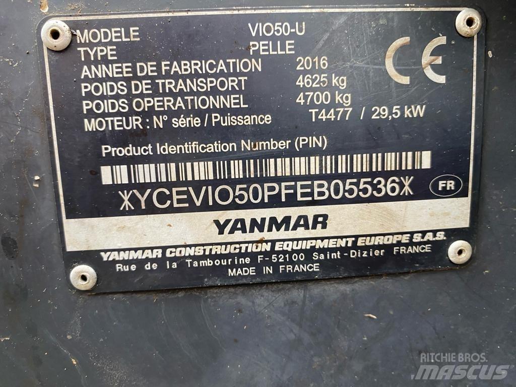 Yanmar Vio 50 U Εκσκαφάκι (διαβολάκι) < 7t