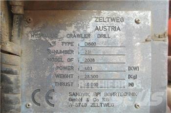 Sandvik DI 600 Εξοπλισμός επιφανειακών γεωτρήσεων