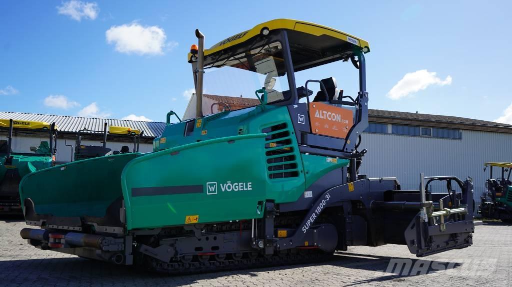 Vögele SUPER 1800-3I Επίστρωση ασφάλτου