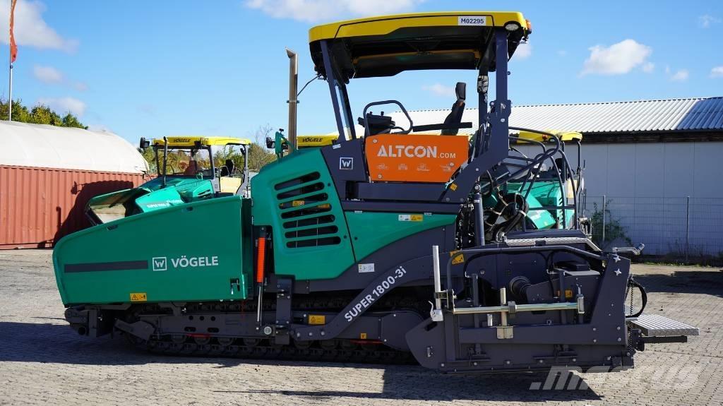 Vögele SUPER 1800-3I Επίστρωση ασφάλτου