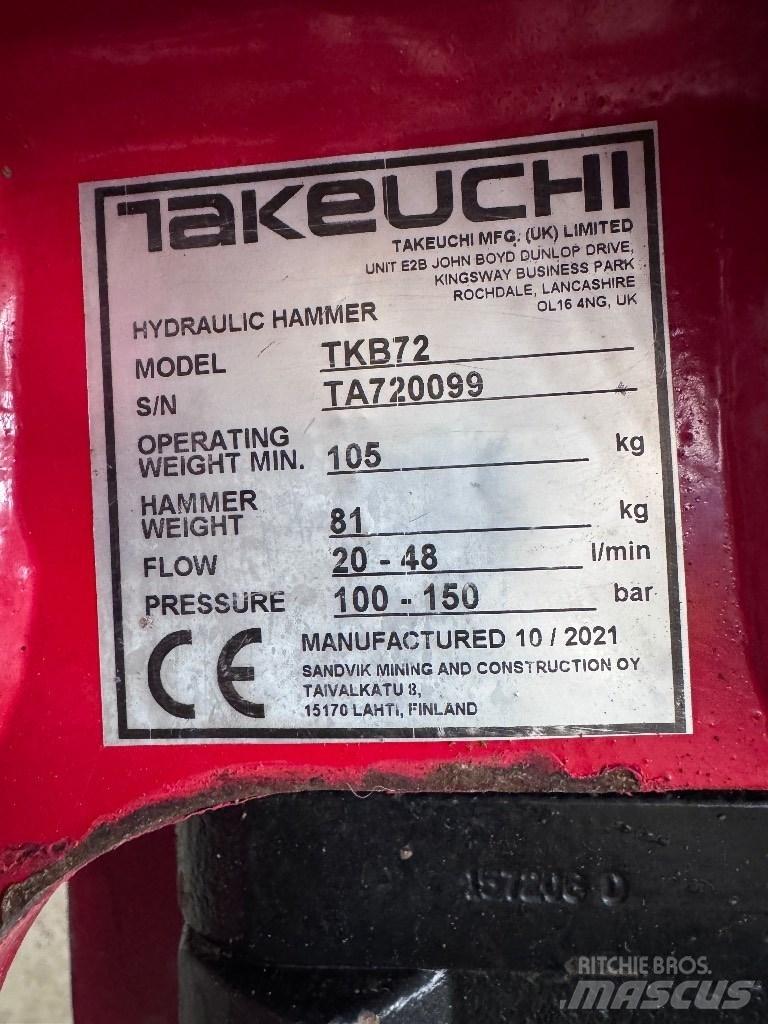 Takeuchi TB 219 Εκσκαφάκι (διαβολάκι) < 7t