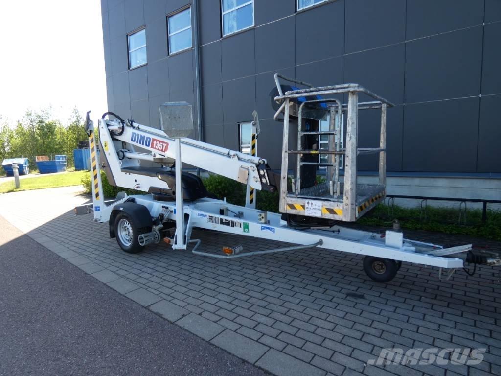 Dino 135 T Skylift Εναέριες πλατφόρμες τοποθετημένες σε ρυμούλκα