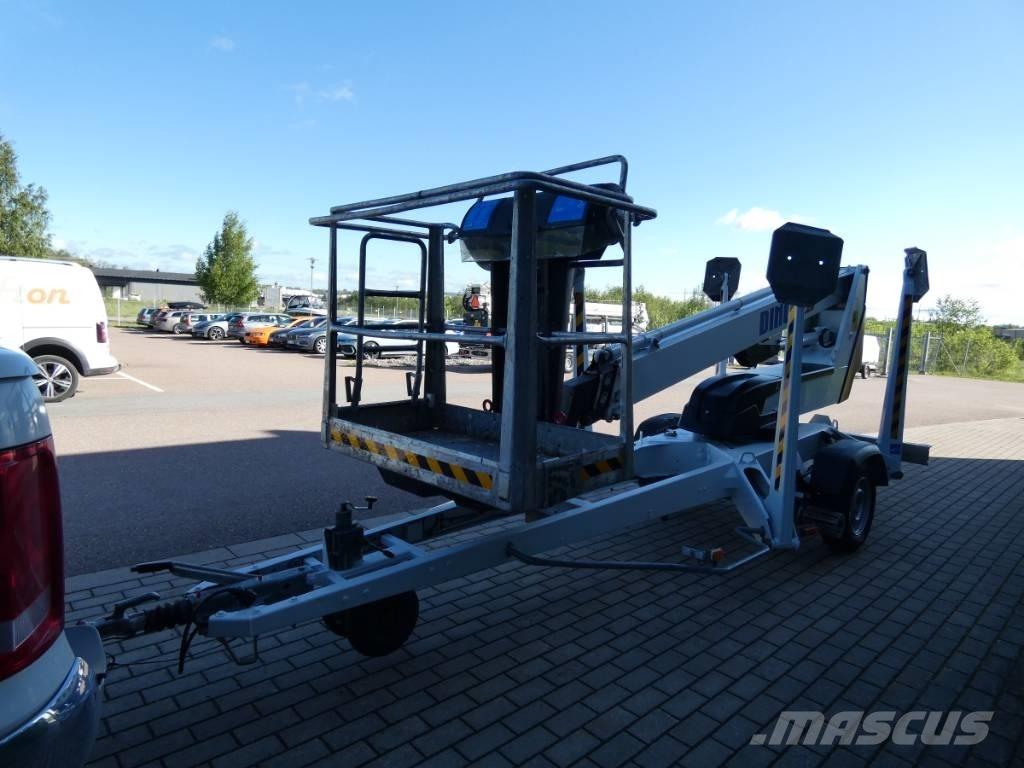 Dino 135 T Skylift Εναέριες πλατφόρμες τοποθετημένες σε ρυμούλκα