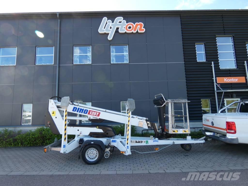Dino 135 T Skylift Εναέριες πλατφόρμες τοποθετημένες σε ρυμούλκα