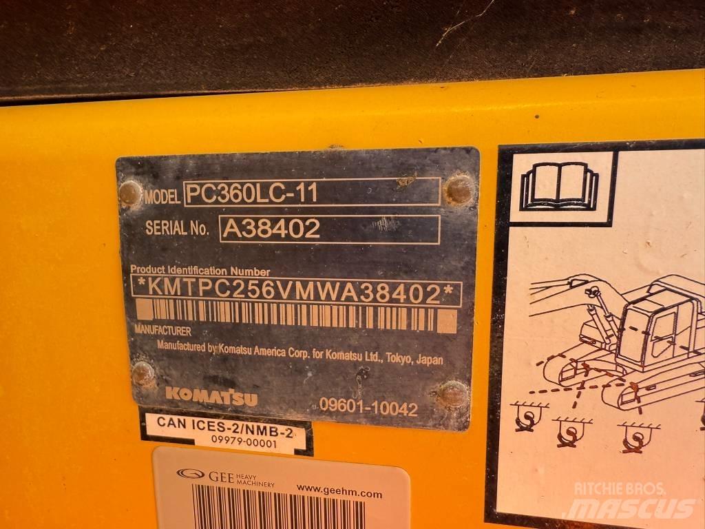 Komatsu PC360LC-11 Εκσκαφείς με ερπύστριες