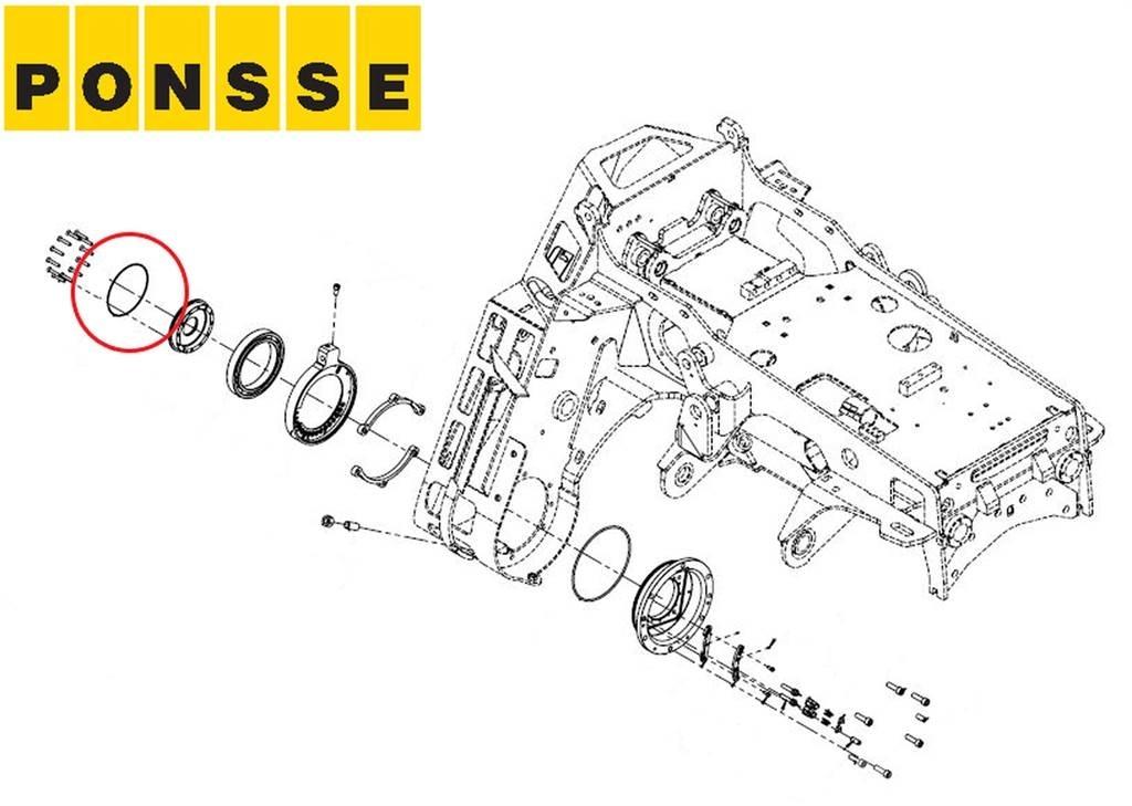 Ponsse 0060041 Κεφαλές συλλεκτικών μηχανών