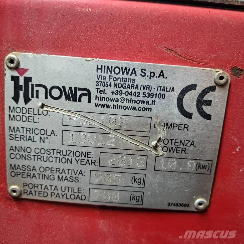 Hinowa HS1102 Ερπυστριοφόρα Dumpers - Ντάμπερ