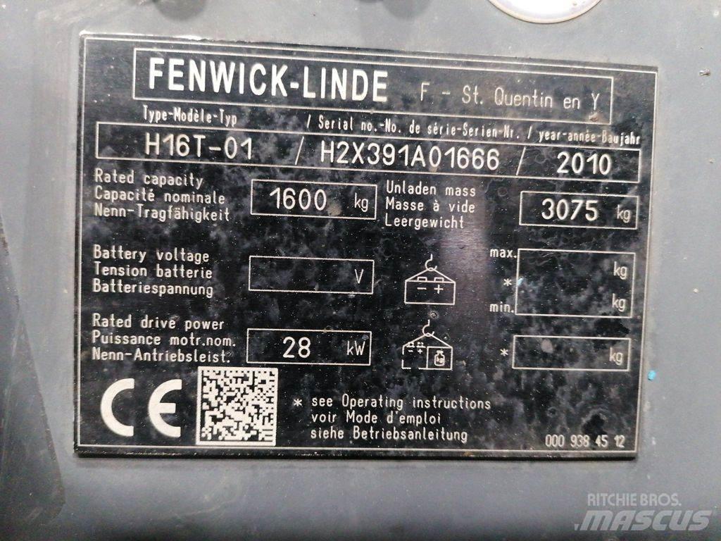Linde H16T-01 Περονοφόρα ανυψωτικά κλαρκ με φυσικό αέριο LPG