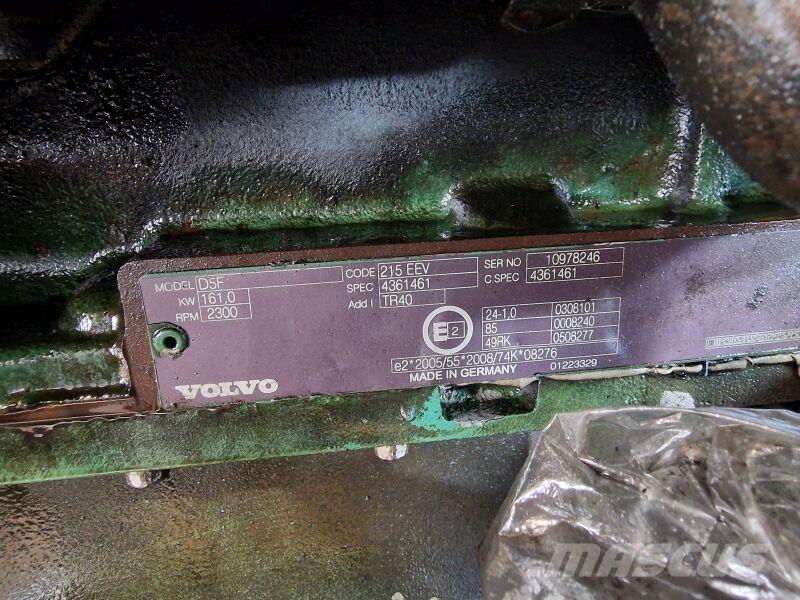 Volvo D5F 215EEV Κινητήρες