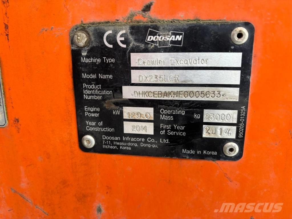 Doosan DX225 LC R Εκσκαφείς με ερπύστριες