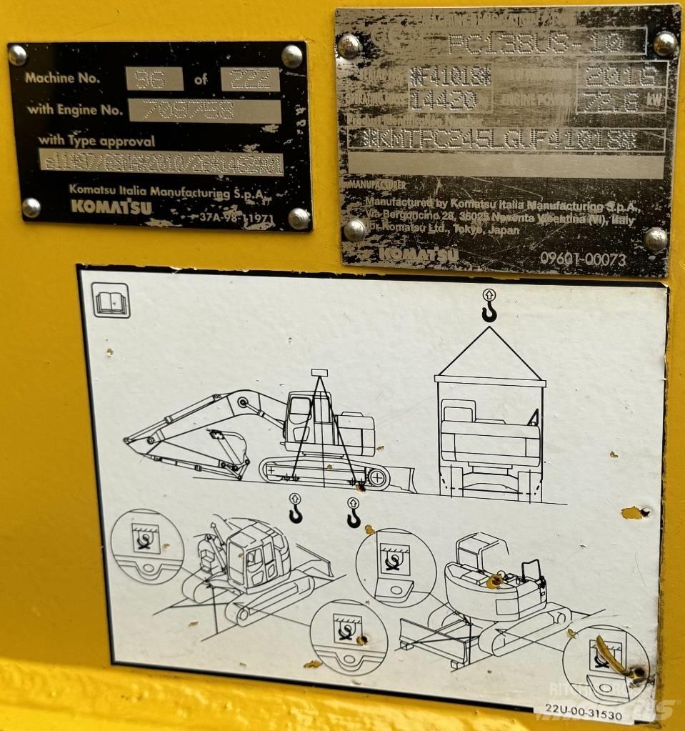 Komatsu PC 138 US-10 Εκσκαφείς με ερπύστριες
