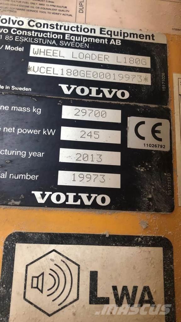 Volvo L180 G Φορτωτές με λάστιχα (Τροχοφόροι)