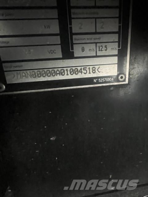 Manitou 100 VJR Ανυψωτήρες με κατακόρυφους πυλώνες