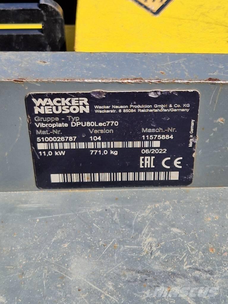 Wacker Neuson DPU 80 Επίπεδοι κόπανοι