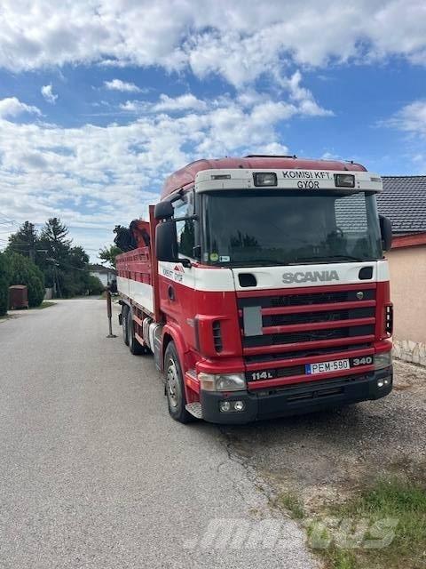 Scania R 114 Φορτηγά με Γερανό