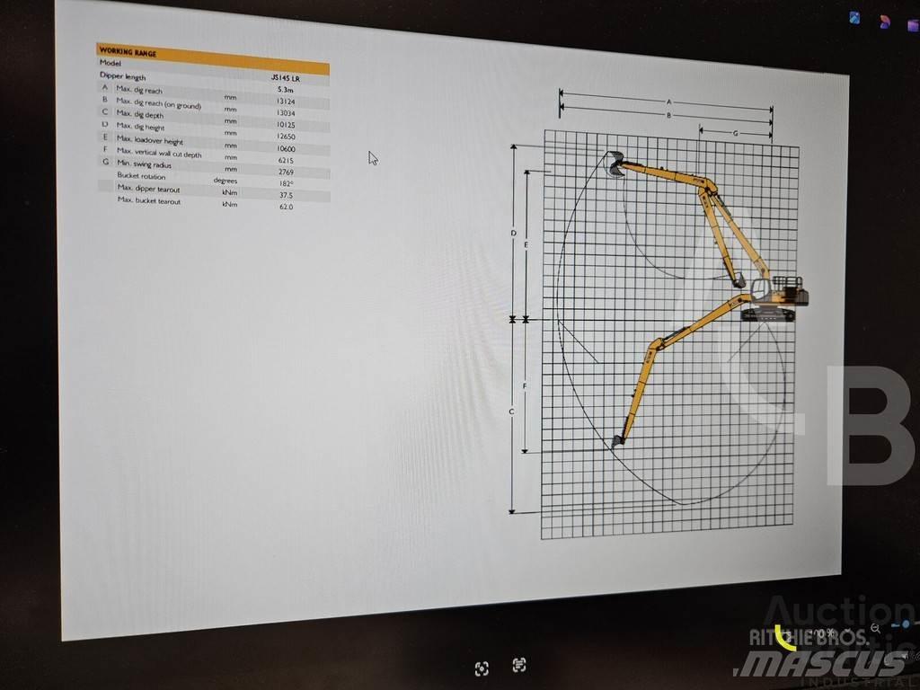 JCB JS 145 LR Εκσκαφείς με ερπύστριες