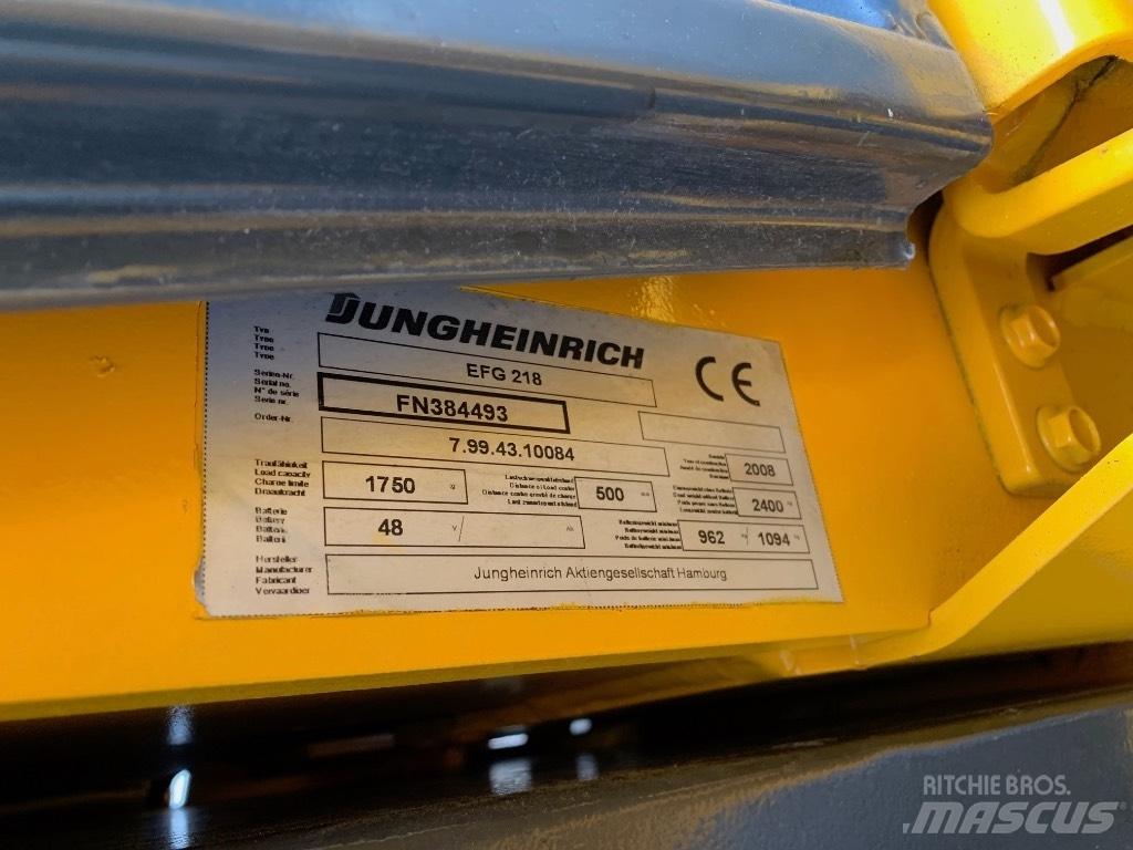 Jungheinrich EFG 218 Ηλεκτρικά περονοφόρα ανυψωτικά κλαρκ